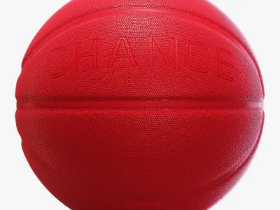 Basketball ball chanse set 3D model