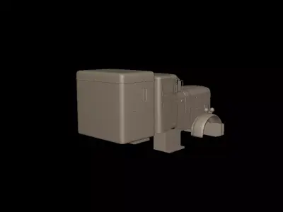 Peterbilt 351 1957 SLEEPER TRUCK 3D PRINT MODEL 3D print model