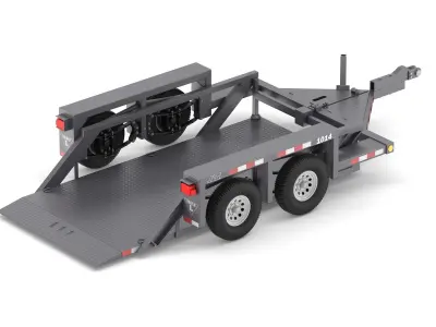 JLG 1014 Flatbed Trailer 3D model