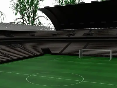 Soccer Stadium 3D model buy