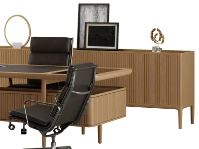 RG OFFICE FURNITURE Low-poly 3D model