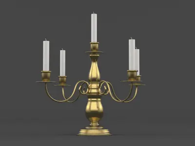 Metal Candle Holder 3D model purchase
