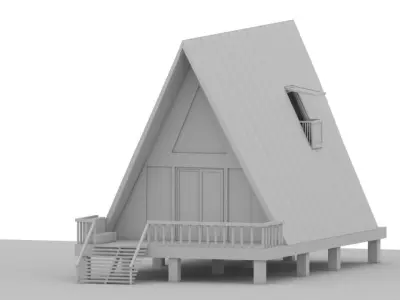 A - Frame tiny house   3D model