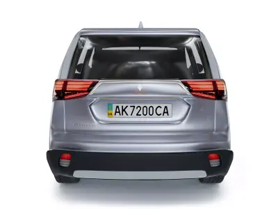 Mitsubishi outlander 2017 3D model