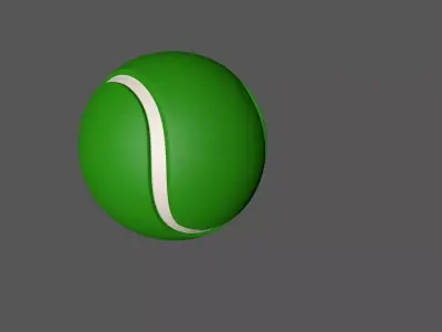 Tennis ball 3D model