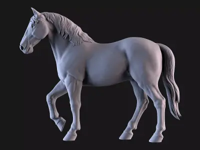 Horse 3D print model 9