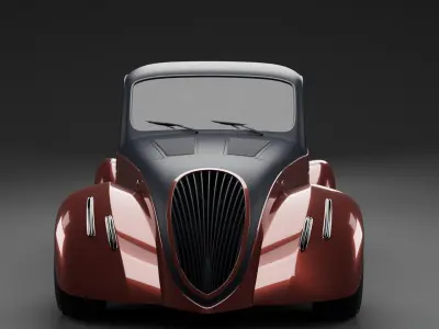 Fiat 500 Topolino 1936 - Modified 3D model