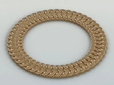 Round rosette 050 3D model