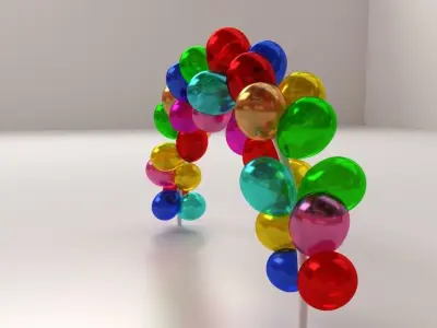 Balloon Arch 3D model