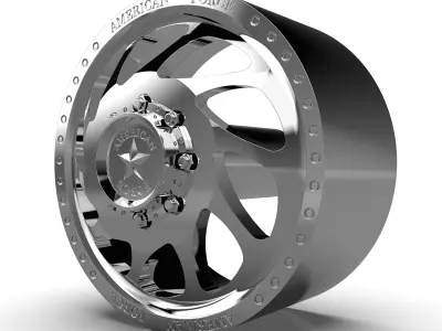 AMERICAN FORCE DB05 WAVE DBO WHEEL 3D model