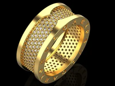 Bvlgari ring 209 3D print model