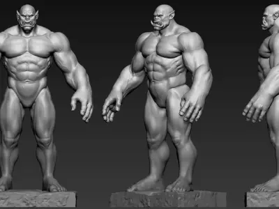 Orc Anatomy 3D print model