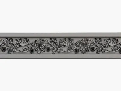 Gothic moulding CNC 3D model