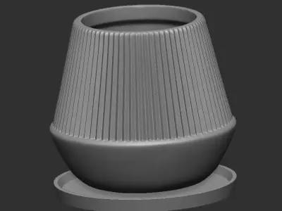 Planter Pot Medium Free 3D print model