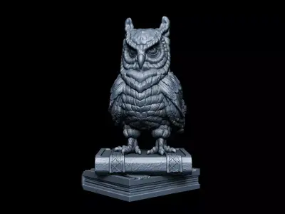 The Owl  3D print model