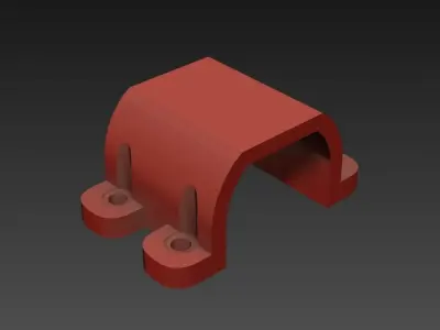 Dc motor Mount 3D print model