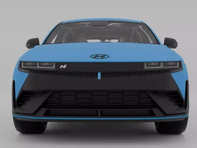 Hyundai Ioniq 5 3D model by Flostudio