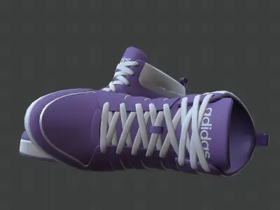 AdidasNeoRaleigh 9TIS HighTop sneakers Low-poly 3D model