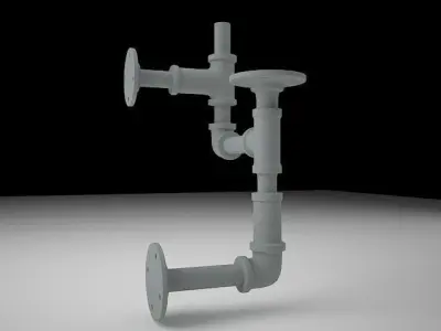 pipe  assembly 3D model