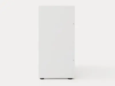 Pepe Agency 140 Cm 8 Boxes White Low-poly 3D model