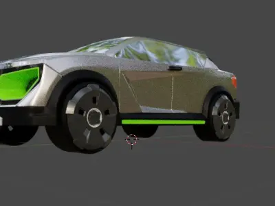  Futuristic Vision Concept SUV 3D model