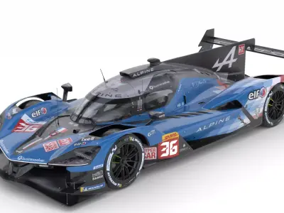 Alpine A424 2024 3D model