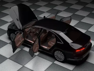 Audi A8L W12 3D model