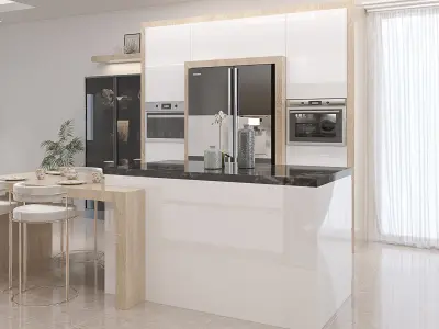 kitchen design 3D model