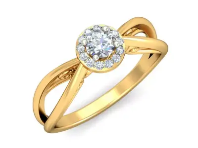 elegant luxury ring 3D print model shop