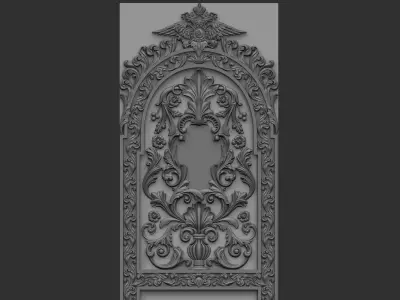 Church Door panel  3D model