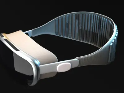 Concept of Apple Vision Pro 3D Model PBR Game Ready 3D model