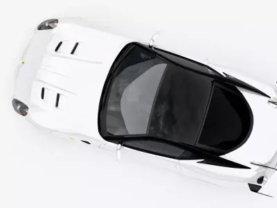 Ferrari 599 GTO Low-poly 3D model
