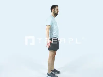 Portrait 09D Animated Rigged Sports Man Low-poly 3D model