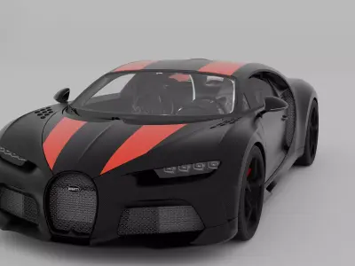 Bugatti Chiron Super Sport 3D model buy