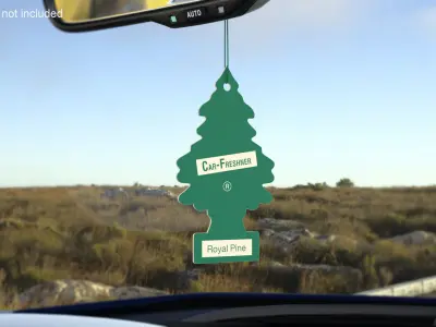 Little Trees Car Freshener Royal Pine Scent 3D model