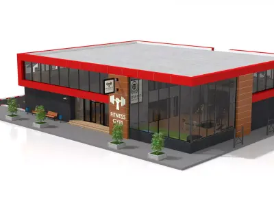 Fitness Center 3D model