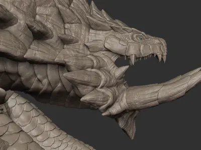 Akantor from Monster Hunter Zbrush Highpoly 3D model
