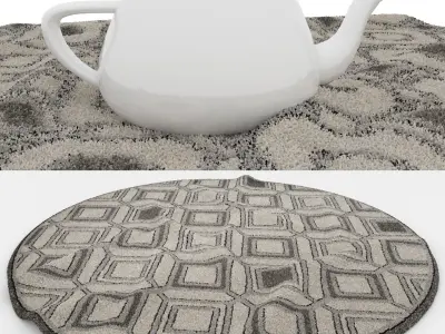 Rugs No 53 Low-poly 3D model