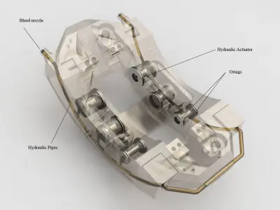 Formula 1 Brake system 3D model