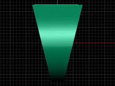 Mens Black Enamel Geometric 16 mm Signet  Ring 8 3D print model