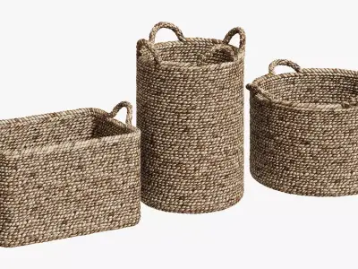 Raga Basket Set 3D model