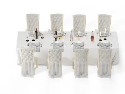 Dining Table  3D model purchase