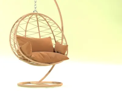 Hanging Chair Free low-poly 3D model