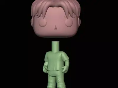 Initial D Takumi Fujiwara Funko Pop 3mf and stls 3D print model