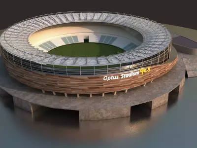 Optus Stadium 3D model