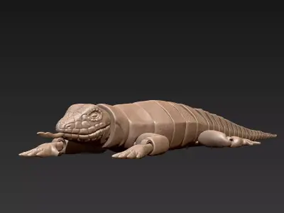 Komodo Dragon 3D model