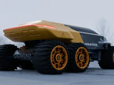 Scifi truck 2 3D model