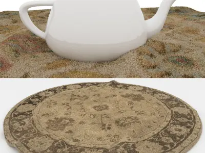 Rugs No 21 Low-poly 3D model