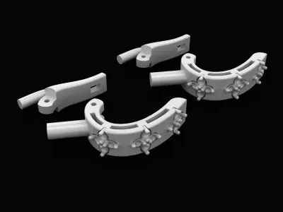 Roberto Coin Earring 3d print model 3D print model