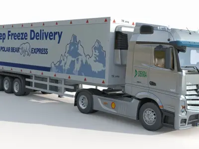 Mercedes Actros 3D model